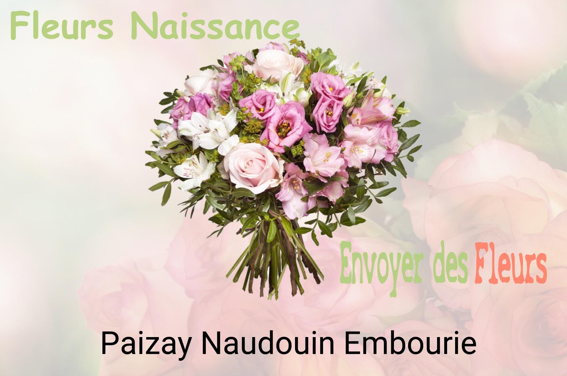 Bouquet de fleurs de naissance livré à Paizay-Naudouin-Embourie